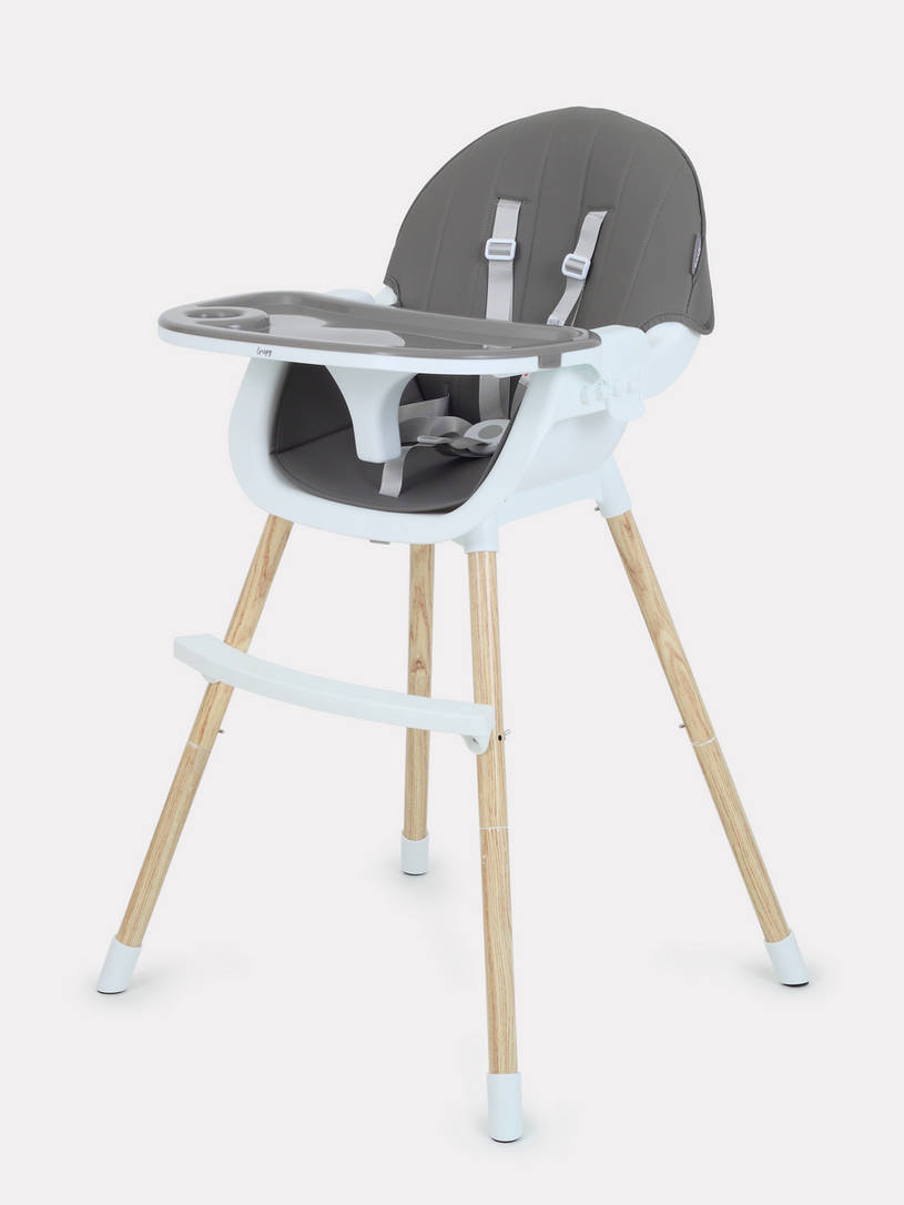Стульчик для кормления Mowbaby Crispy grey