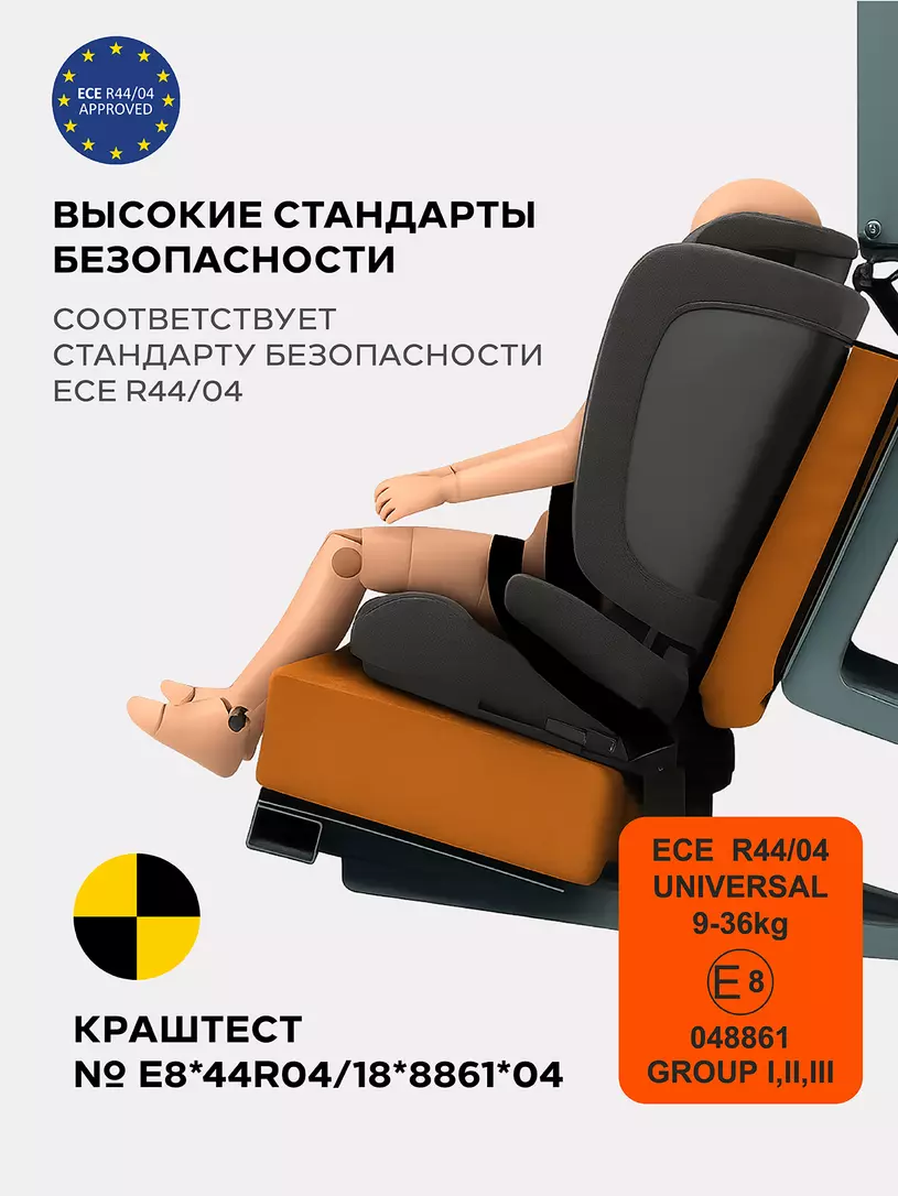 Автокресло Rant Basic Spark Next группа 1/2/3 (9-36 кг) Beige