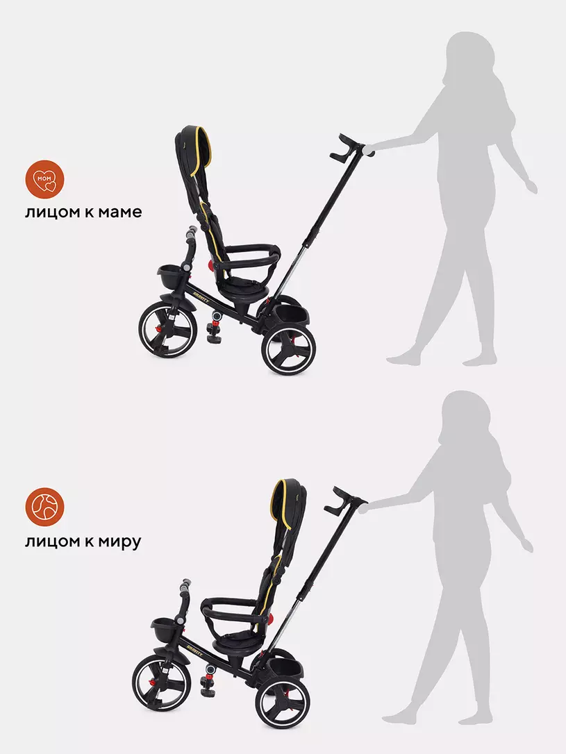 Велосипед трехколесный Rant Gravity Graphite