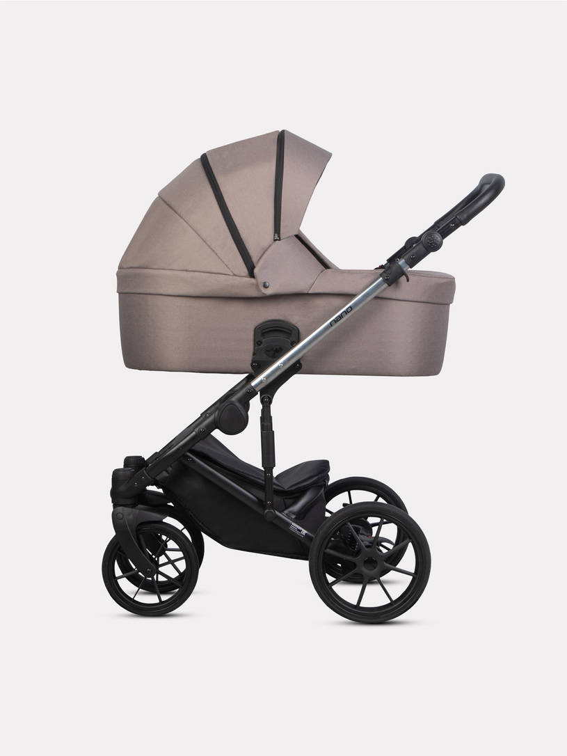 Коляска 2 в 1 Riko Nano Thermo Fabric 11 Cappucino