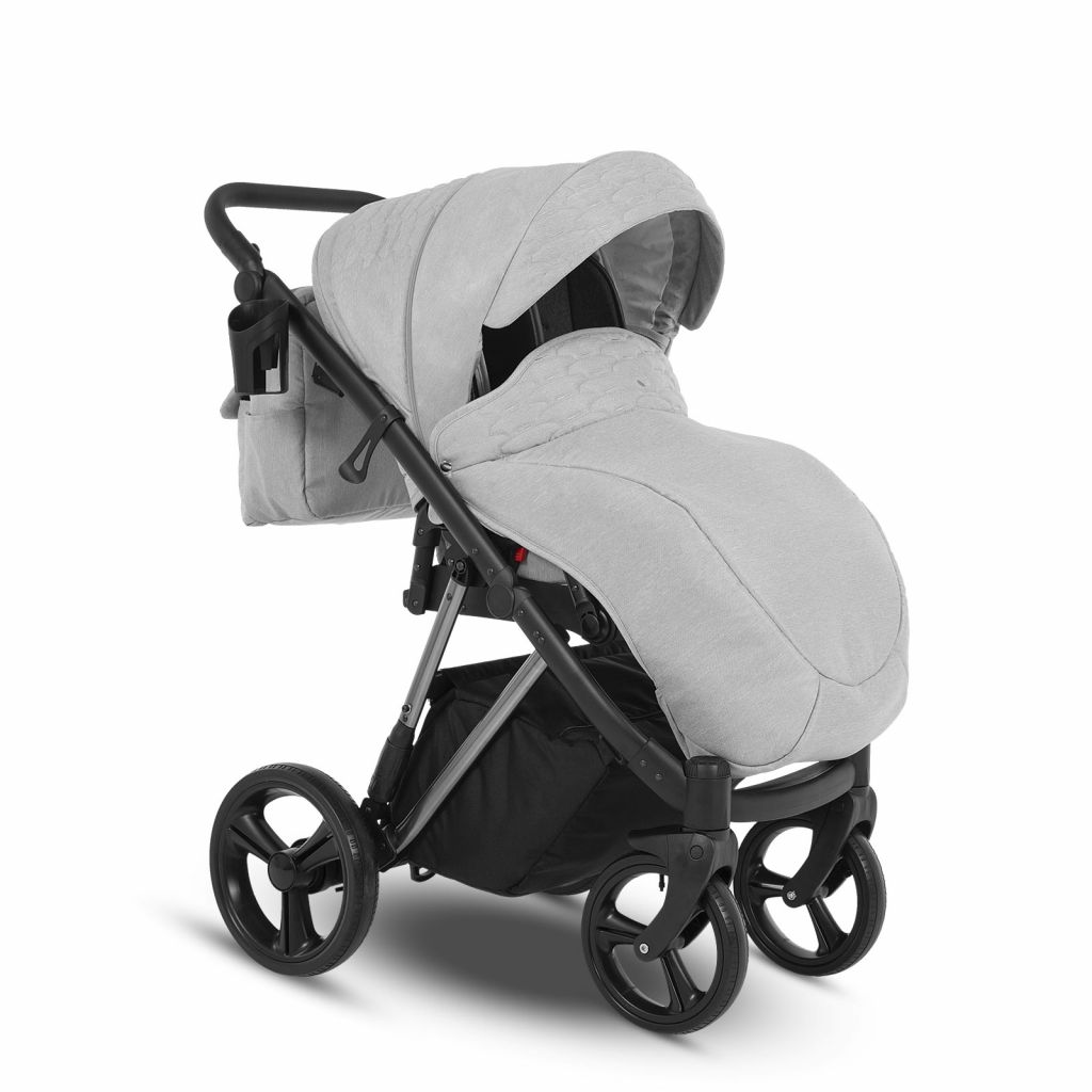 Коляска 2 в 1 Camarelo Faro, Светло-серый меланж