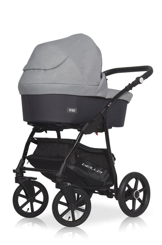 Коляска 3 в 1 Riko Basic Bella 01 серый