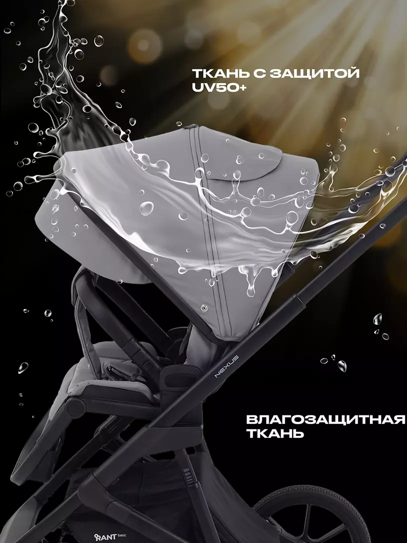Коляска 2 в 1 Rant Basic Nexus 2025 Grey