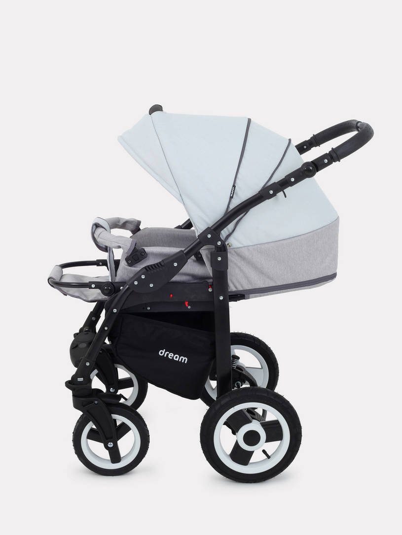Коляска 2 в 1 Rant Dream 02 светло-серый