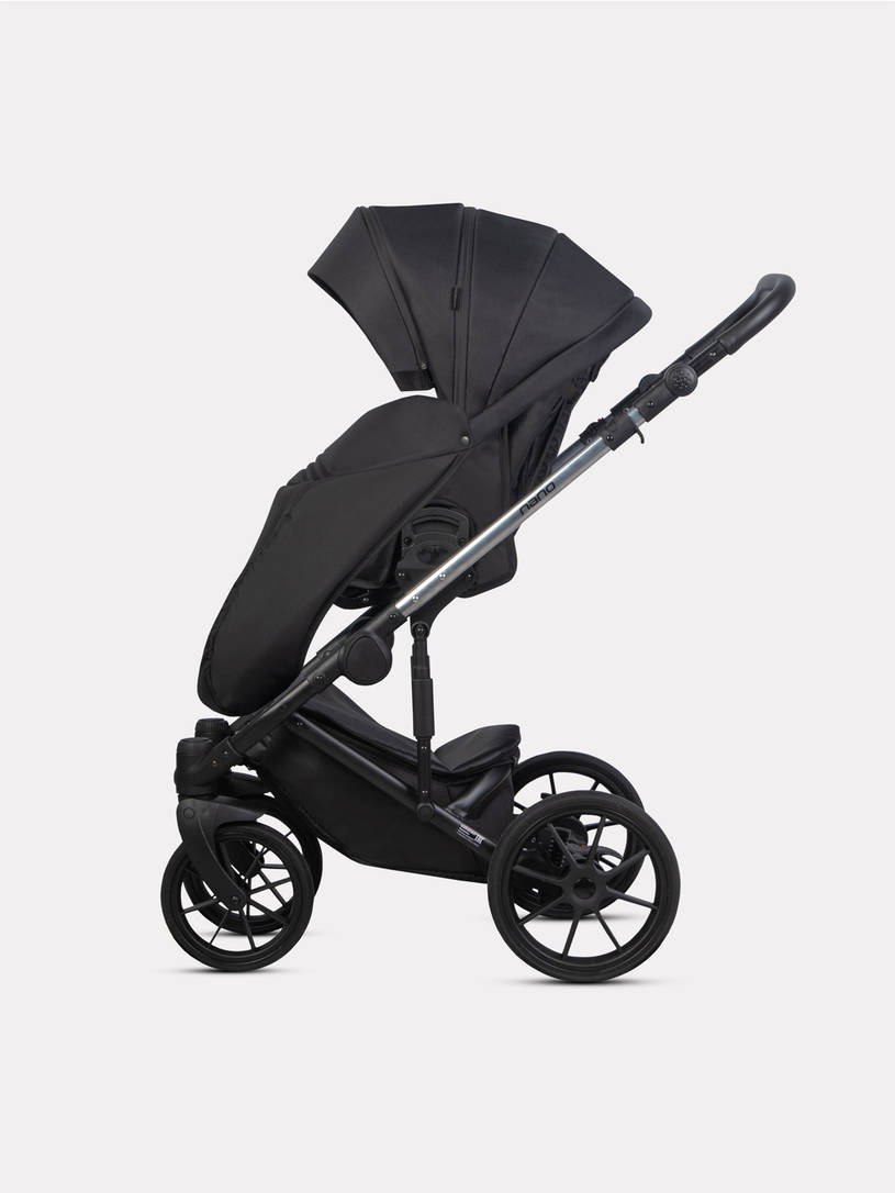 Коляска 2 в 1 Riko Nano Thermo Fabric 13 Black