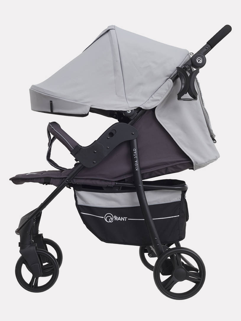 Коляска прогулочная Rant Kira Star Soft Grey. Цвет: Серый