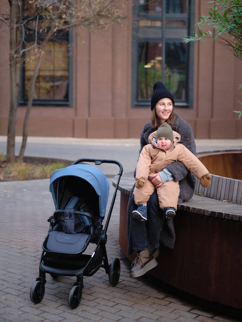 Коляска 3 в 1 Rant Basic Energy Blue