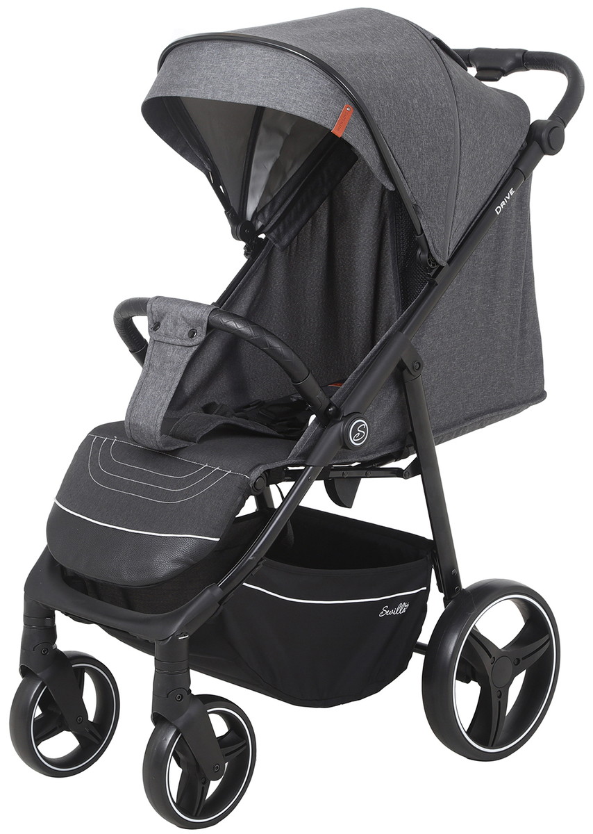 Детская прогулочная коляска Sevillababy Drive тёмно-серый