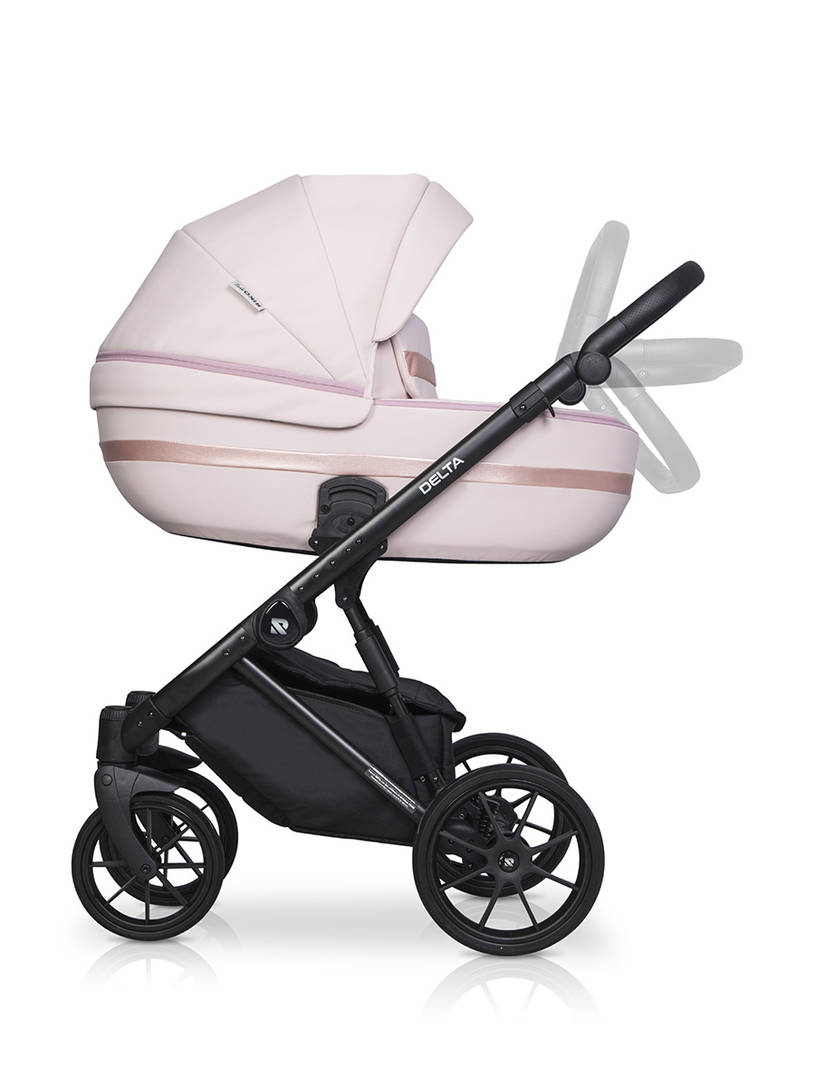 Коляска 2 в 1 RIKO BASIC DELTA ECCO 14 Rose