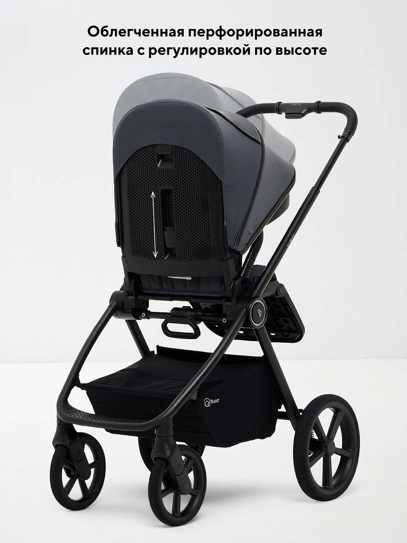 Коляска 2 в 1 Rant Teo Soft Graphite