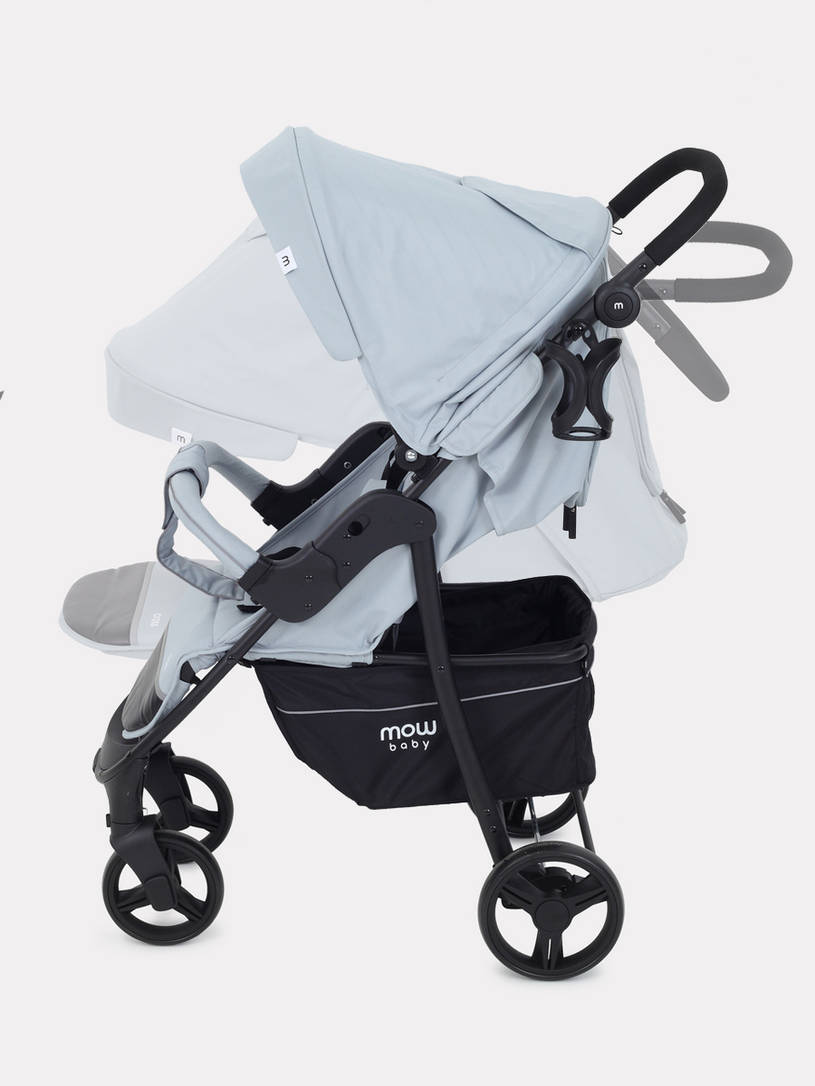 Коляска прогулочная Mowbaby Cross silver