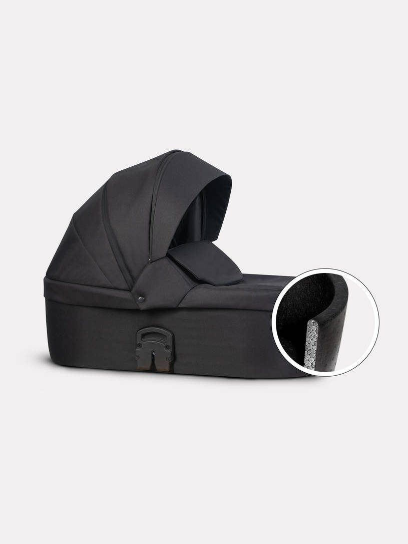 Коляска 2 в 1 Riko Nano Thermo Fabric 13 Black