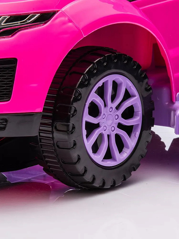 Каталка с ручкой Sevillababy Sport Car 3 в 1 614W розовый