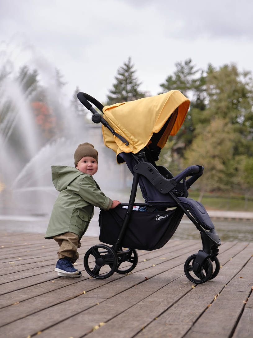 Коляска прогулочная Rant Basic Kira Yellow