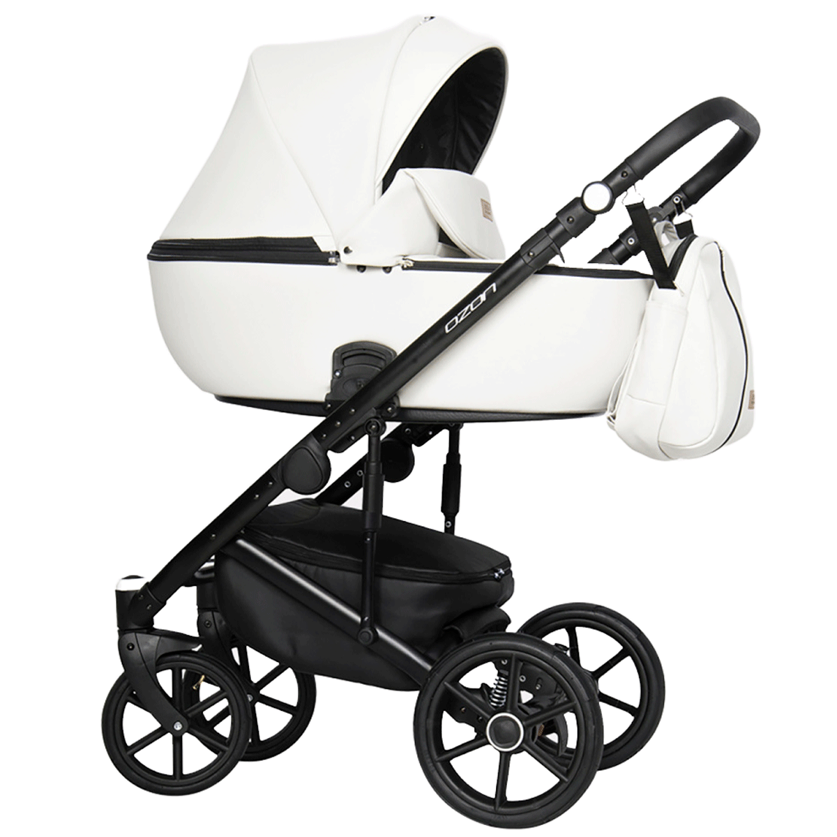 Коляска 3 в 1 Riko Basic Ozon, 07 белый