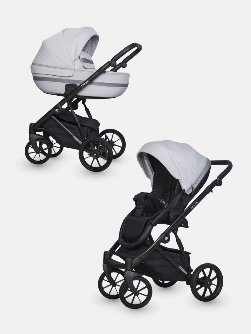 Коляска 2 в 1 RIKO BASIC DELTA 01 Grey Fox