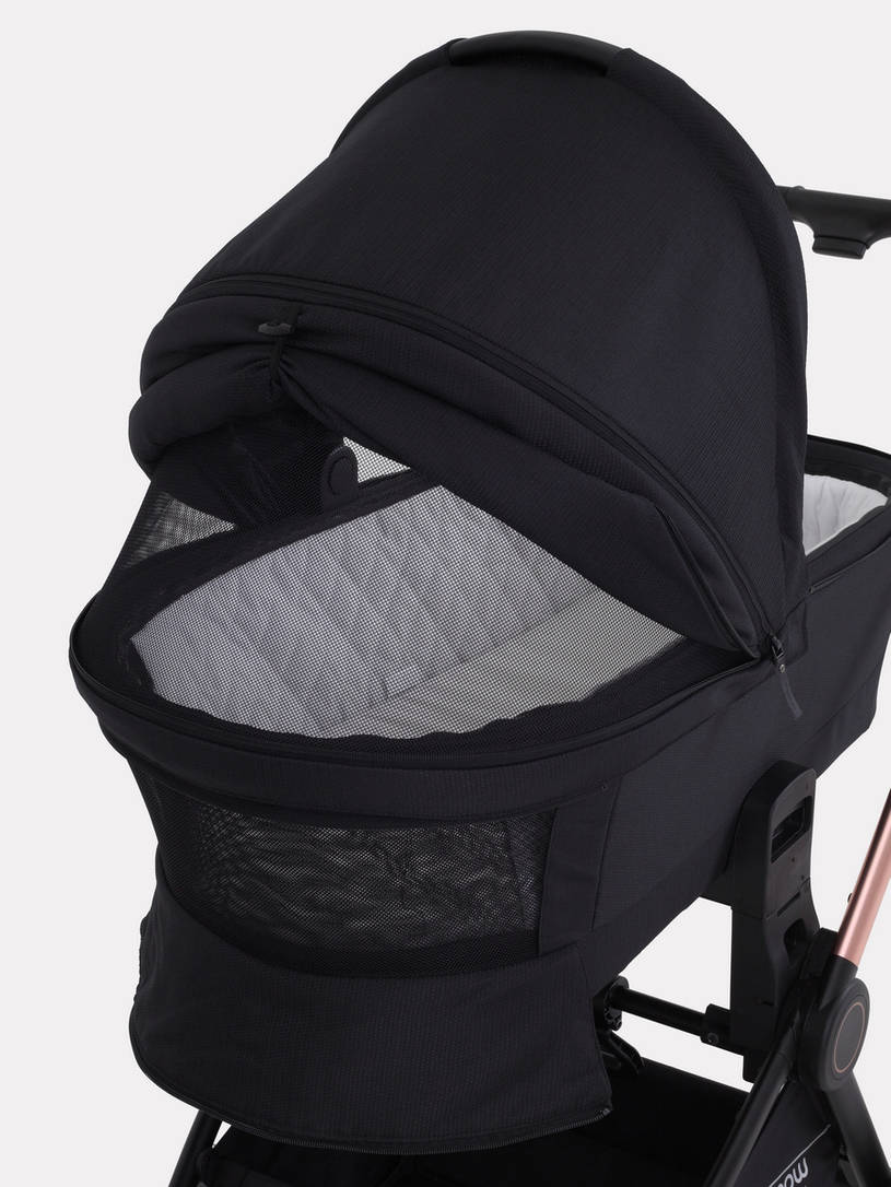 Коляска 2 в 1 MOWBaby ZOOM PU RA086 Gold Black