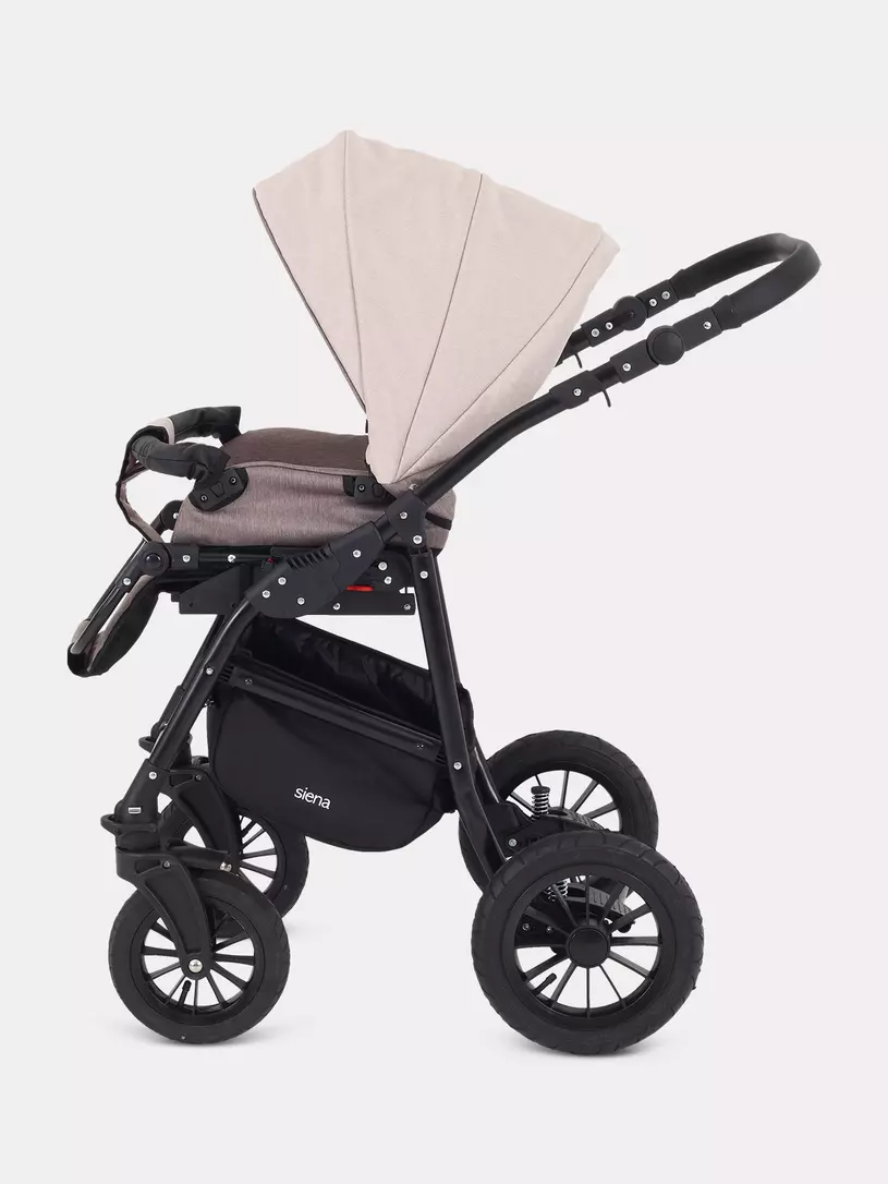 Коляска 3 в 1 Rant Siena 2024 09 коричневый-бежевый