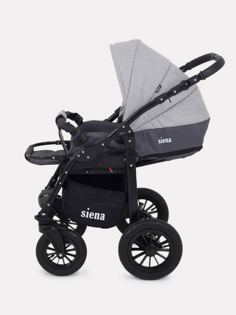 Коляска 2 в 1 Rant Siena 04 графит-серый