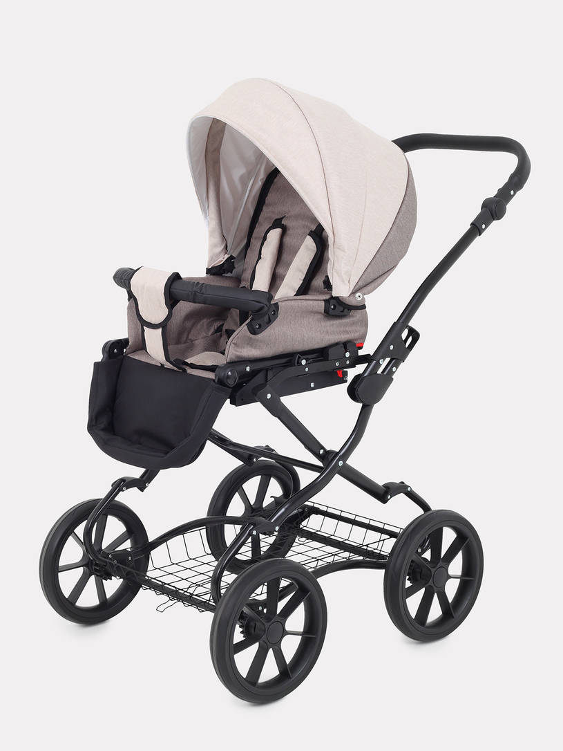 Коляска 2 в 1 Rant Dream Classic 2024 09 коричневый-бежевый