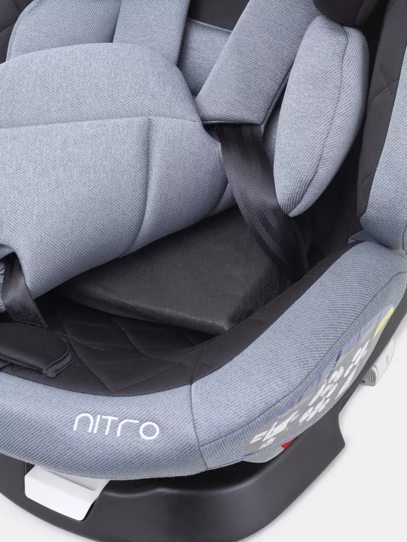 Автокресло Rant Nitro 0/1/2/3 (0-36 кг) Grey/Black