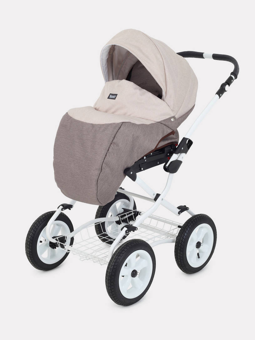 Коляска 2 в 1 Rant Siena Classic 10 коричнево-бежевый
