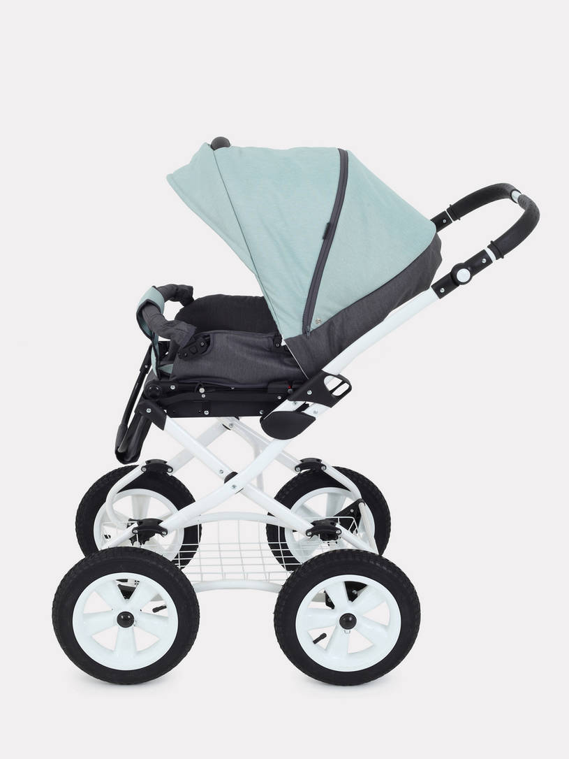 Коляска 2 в 1 Rant Dream Classic 04 серый-мятный