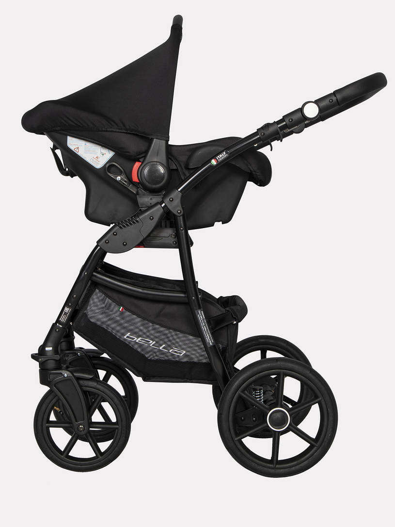 Коляска 2 в 1 Riko Basic Bella 01 серый-графит