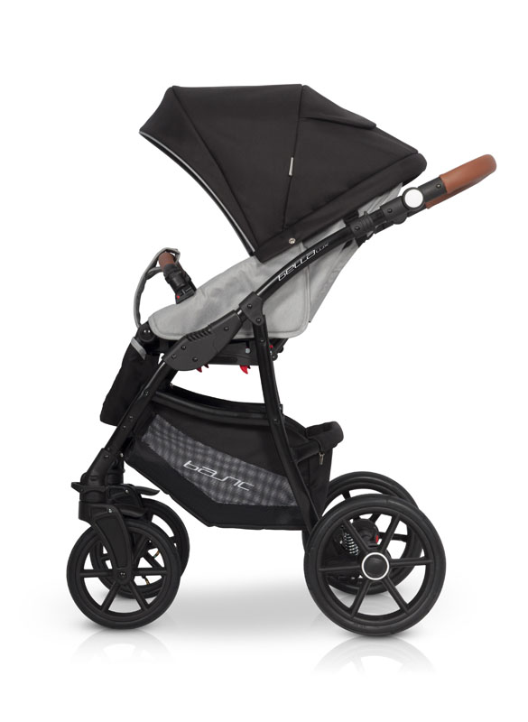 Коляска 3 в 1 Riko Basic Bella Lux 02 серый