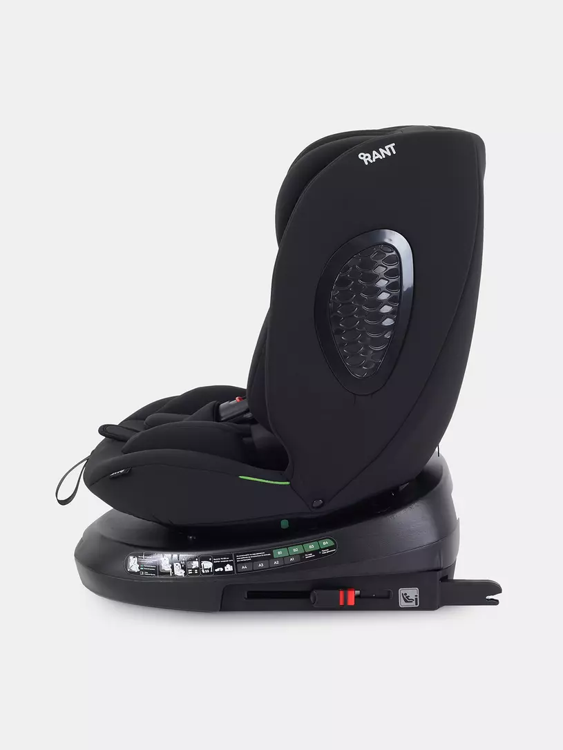 Автокресло Rant Helix isofix группа 0/1/2/3 (40-150 см; 0-36 кг), Black