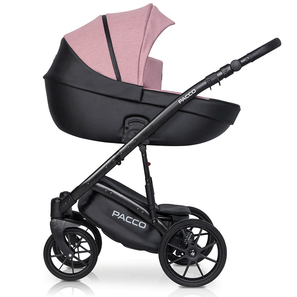 Коляска 3 в 1 Riko Basic Pacco 02 pink