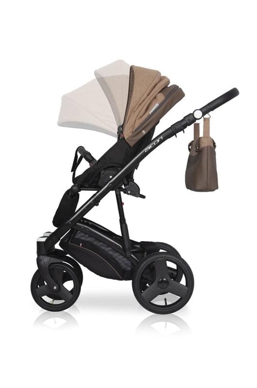 Коляска 2 в 1 Riko Basic Aicon 10 бежево-коричневый