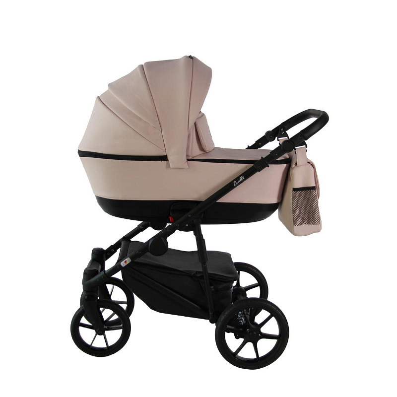 Детская коляска Sevillababy Tisso 2 в 1 пудровый экокожа