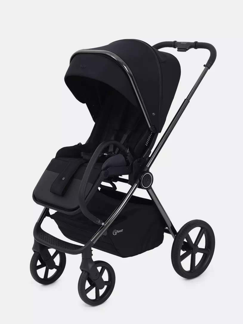 Коляска 2 в 1 Rant Teo Black Chrome Black