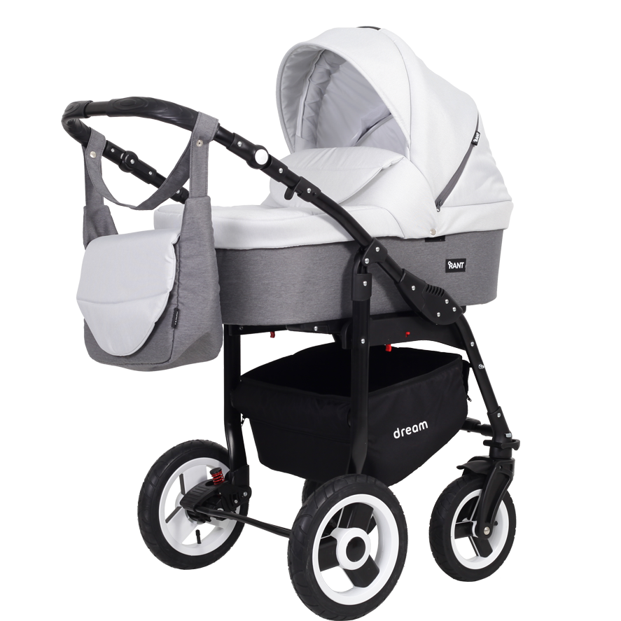 Коляска 2 в 1 Rant Dream 01 белый
