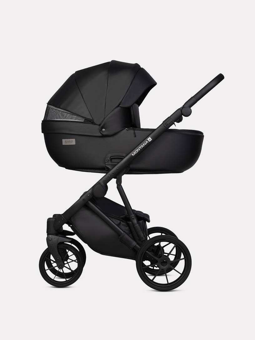 Коляска 3 в 1 Riko Basic Montana X Ecco 12 Black