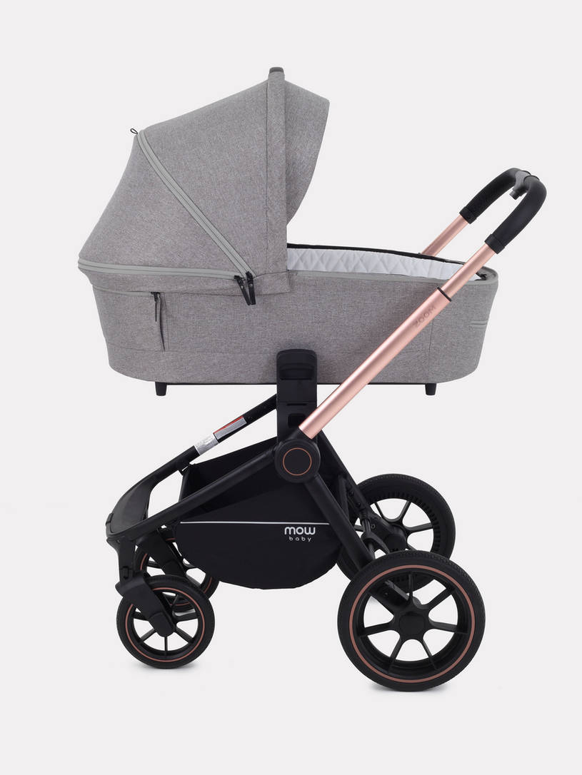 Коляска 2 в 1 MOWBaby ZOOM PU RA086 Gold Beige