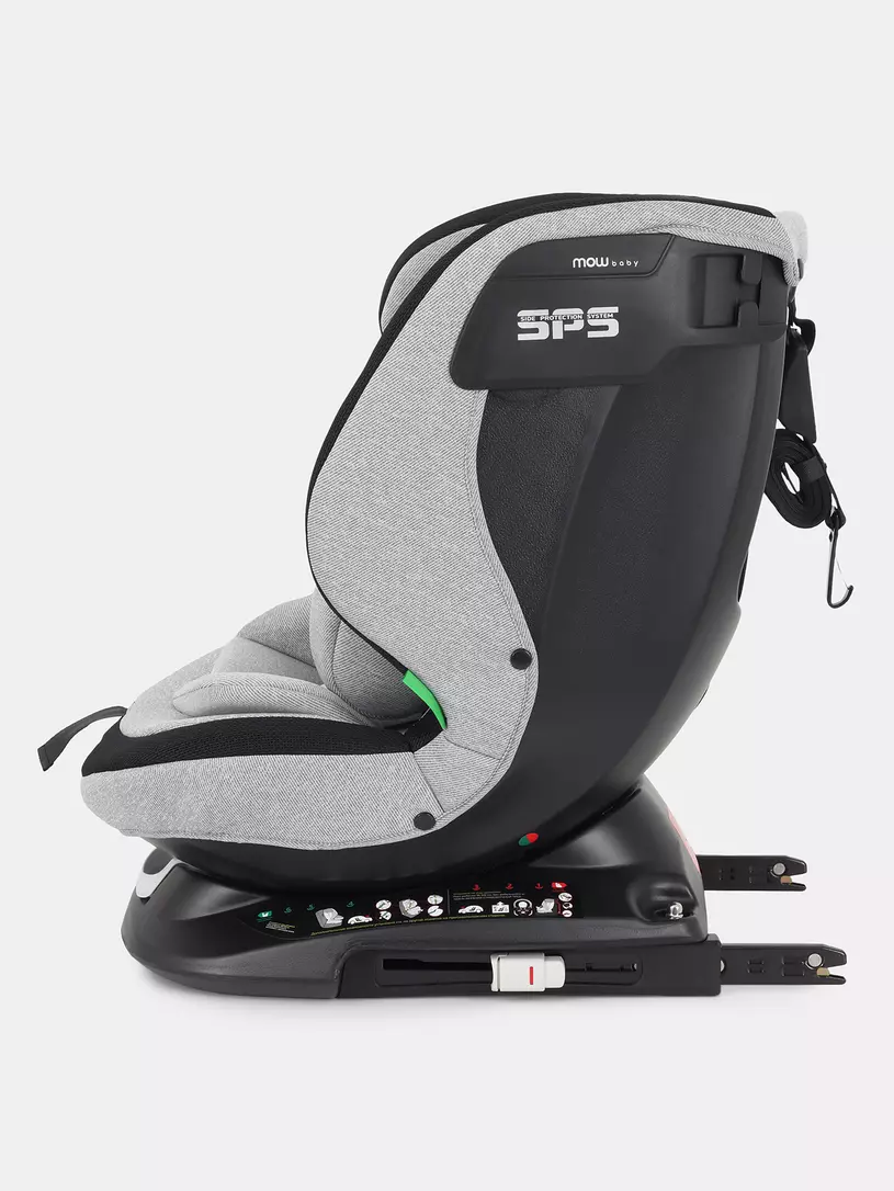 Автокресло Mowbaby Motion isofix (40-150 см) Light grey