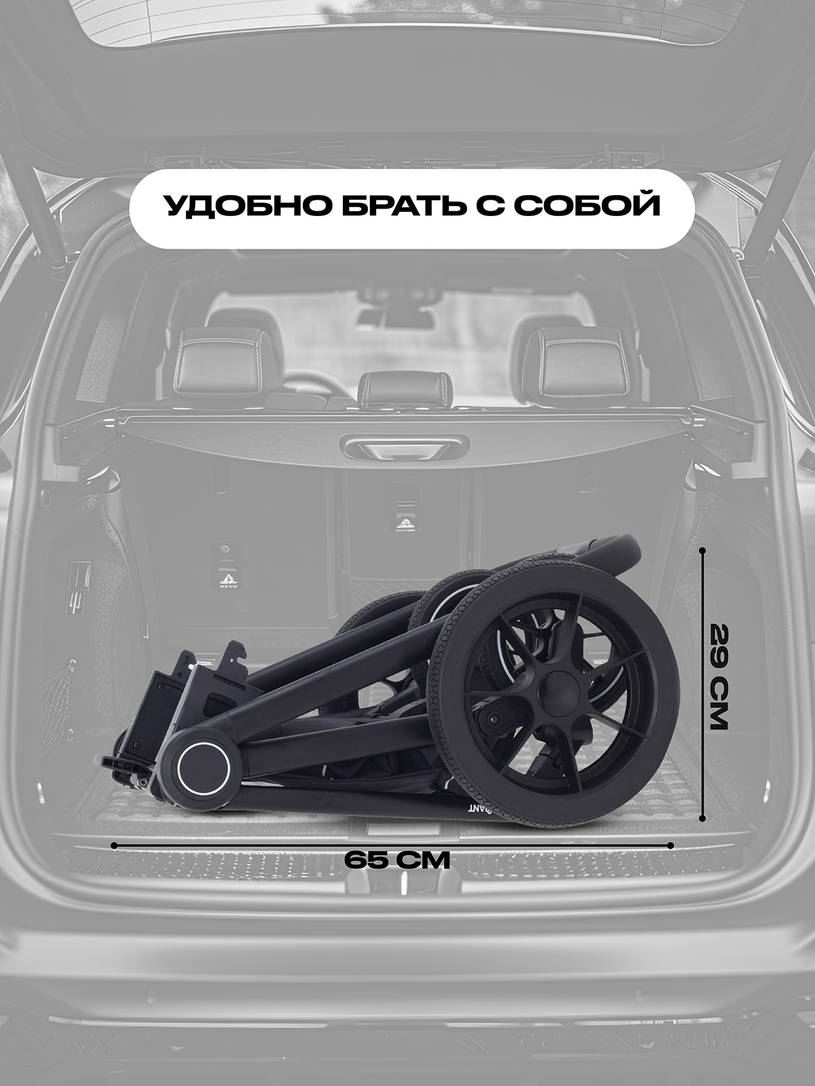 Коляска 2 в 1 Rant Flex 2025 RA076 Grey