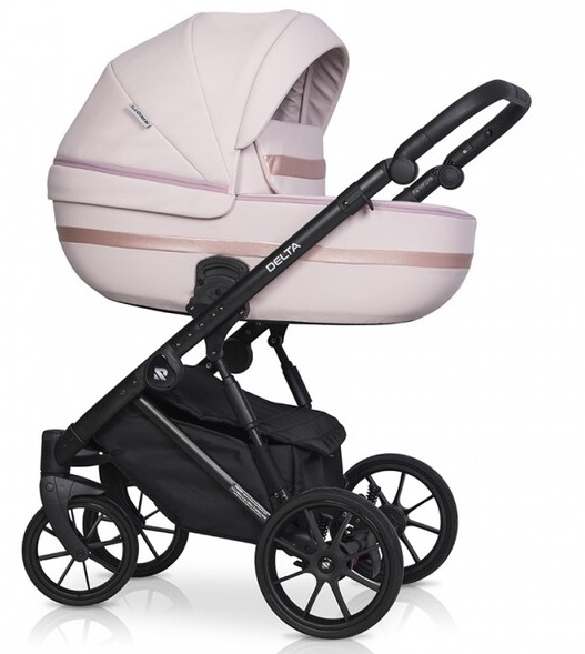Коляска 2 в 1 RIKO BASIC DELTA ECCO 14 Rose