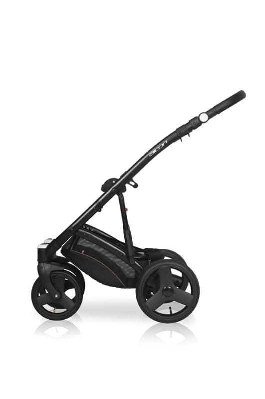 Коляска 3 в 1 Riko Basic Aicon 10 коричнево-бежевый