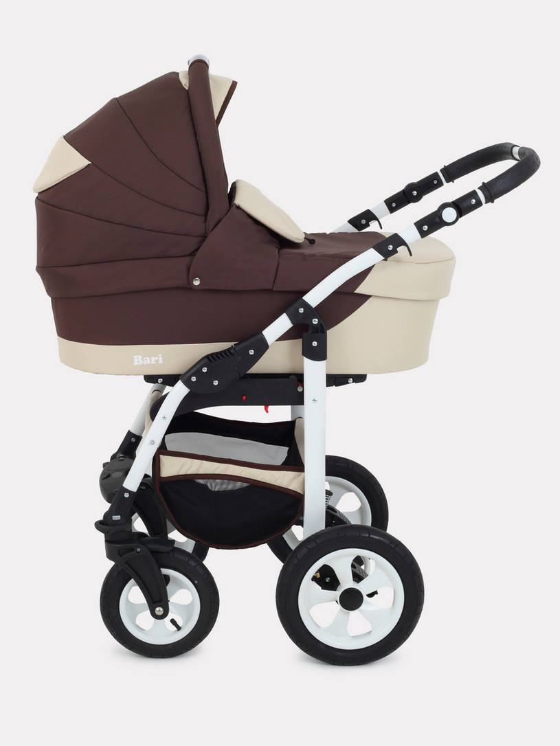 Коляска 2 в 1 Bart-Plast Bari 04 коричнево-бежевый