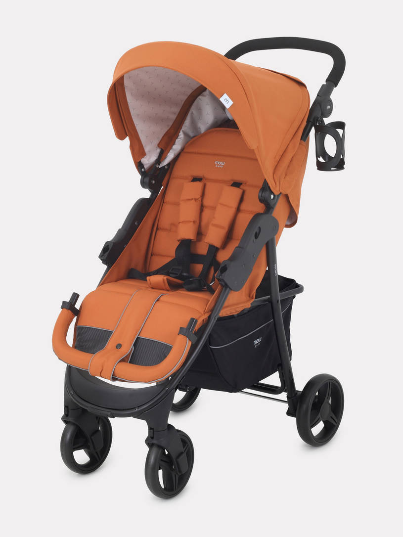Коляска прогулочная Mowbaby Cross 2024 brown