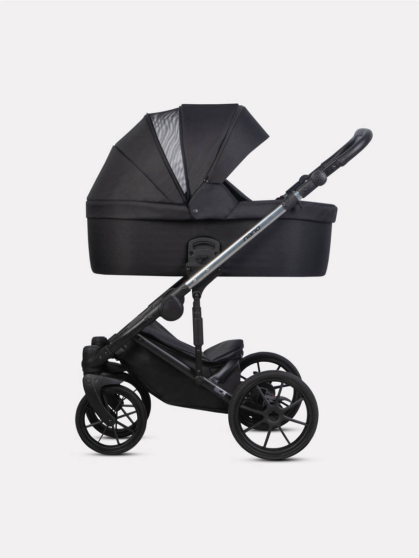 Коляска 2 в 1 Riko Nano Thermo Fabric 13 Black