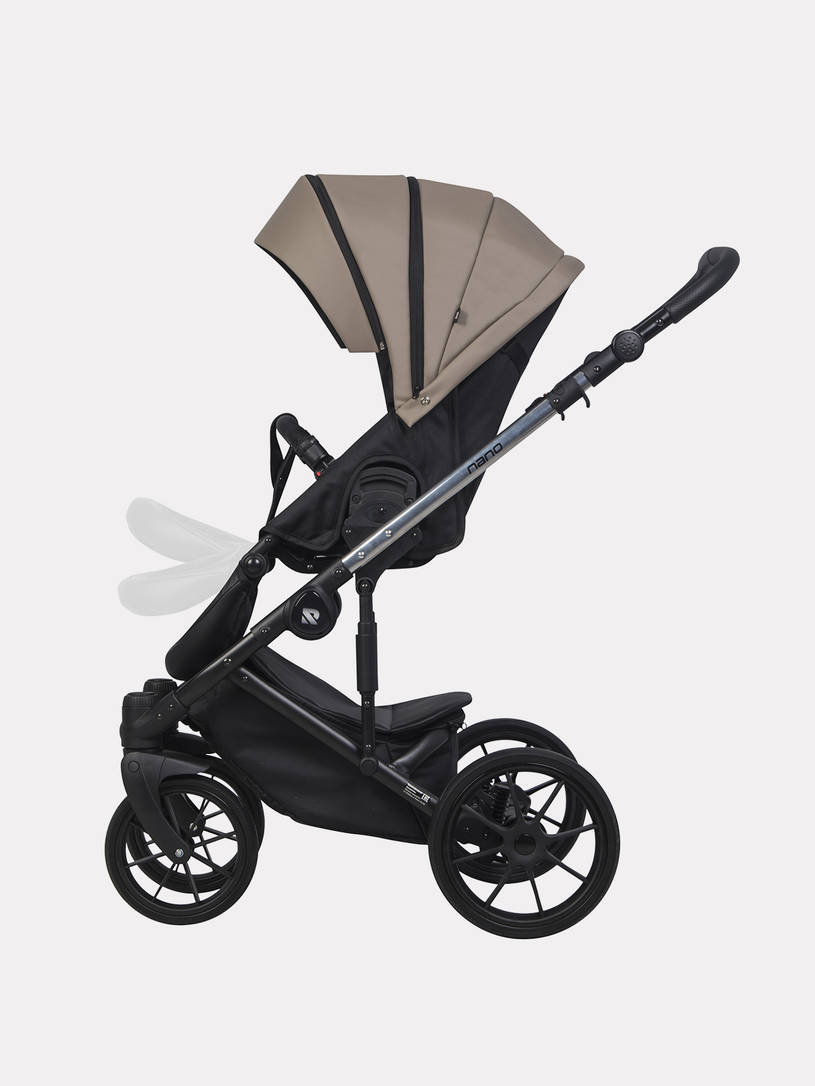 Коляска 2 в 1 Riko Nano Thermo 04 Cappucino