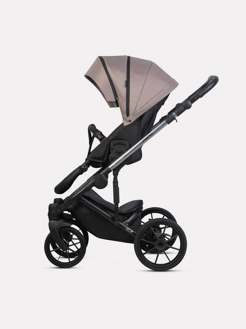 Коляска 2 в 1 Riko Nano Thermo Fabric 11 Cappucino