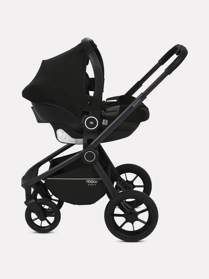 Коляска 3 в 1 Mowbaby Zoom PU Shine brown