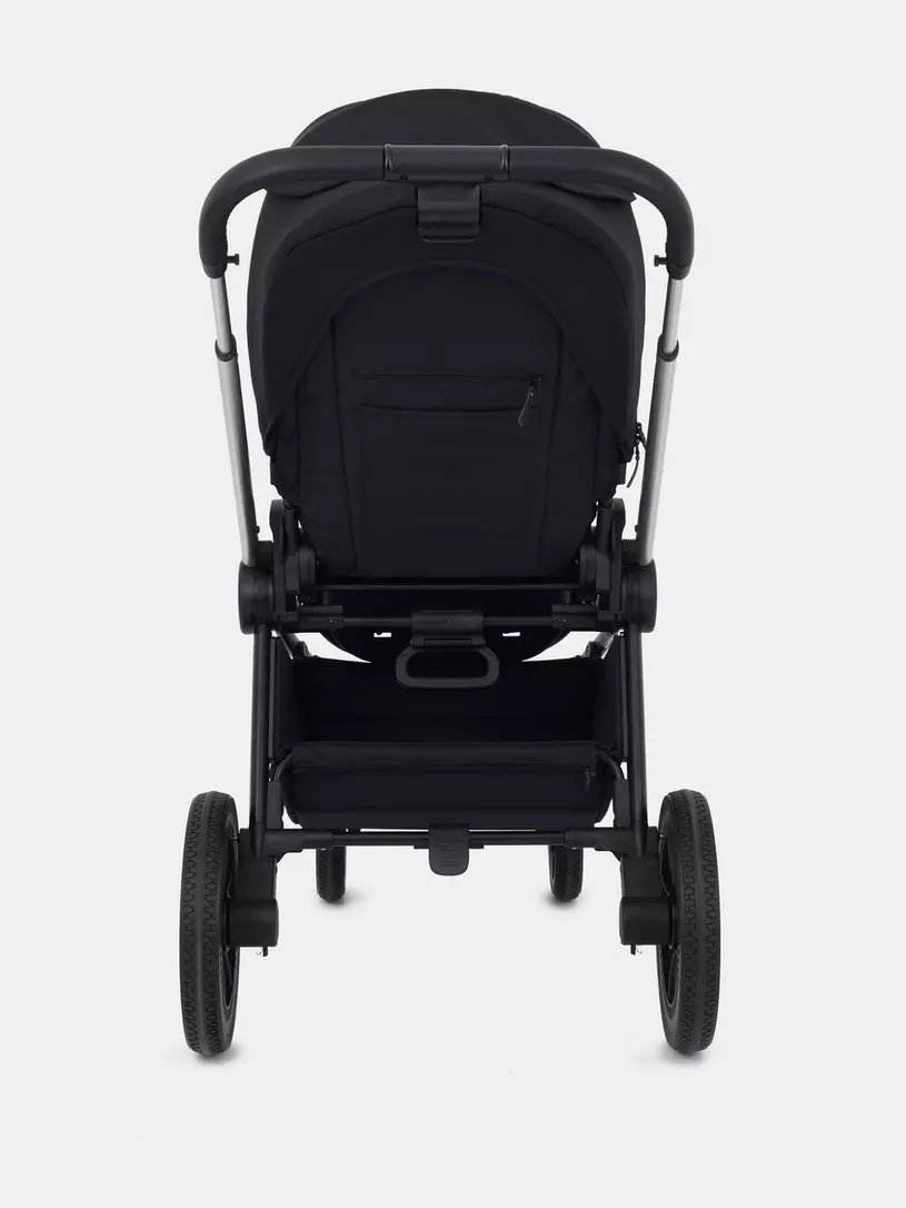 Коляска 3 в 1 Mowbaby Zoom Silver 2025 black