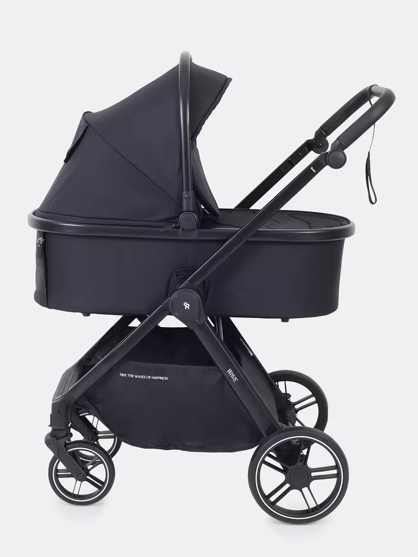 Коляска 3 в 1 Rant Basic Wave Black