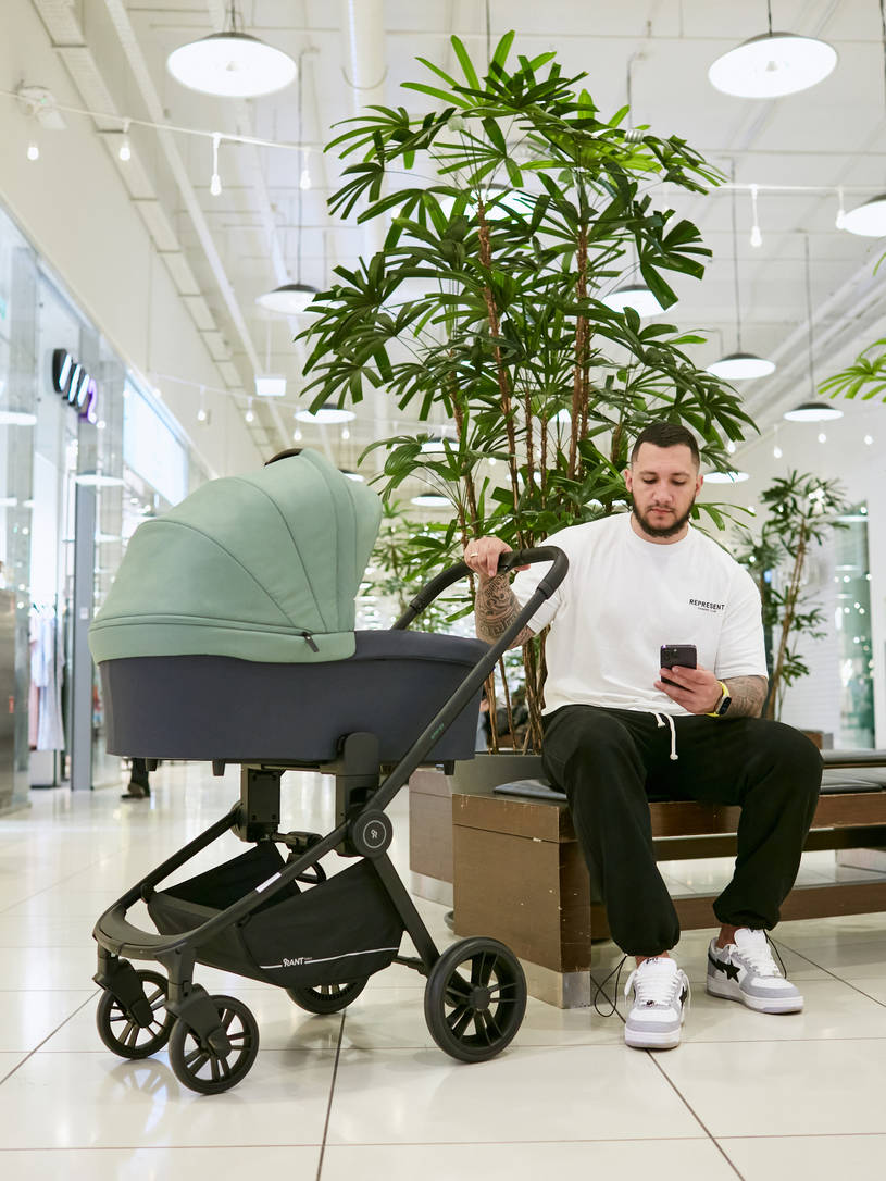 Коляска 3 в 1 Rant Basic Energy Green